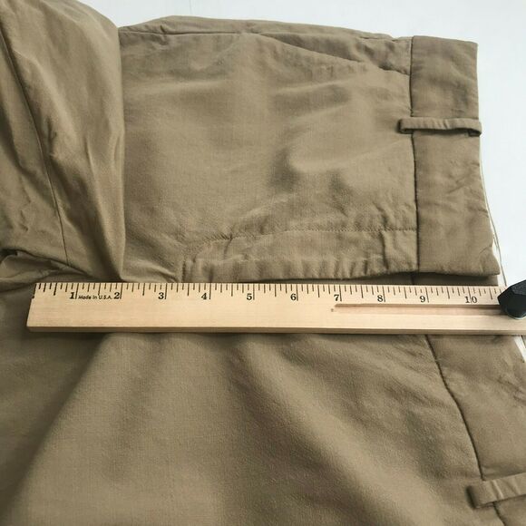 Talbots Heritage Pant Womens 6 Tan Mid Rise Wool Blend Flat Front Pockets AS IS - Picture 8 of 10